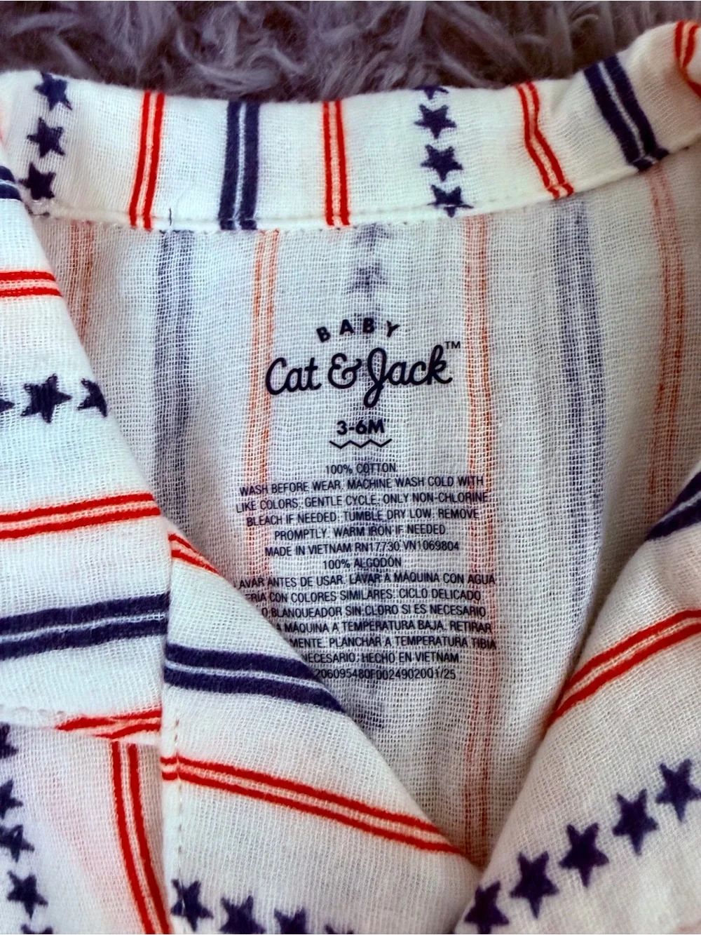 NWT Cat & Jack summer outfits size 3-6 mo baby boy (2 sets)